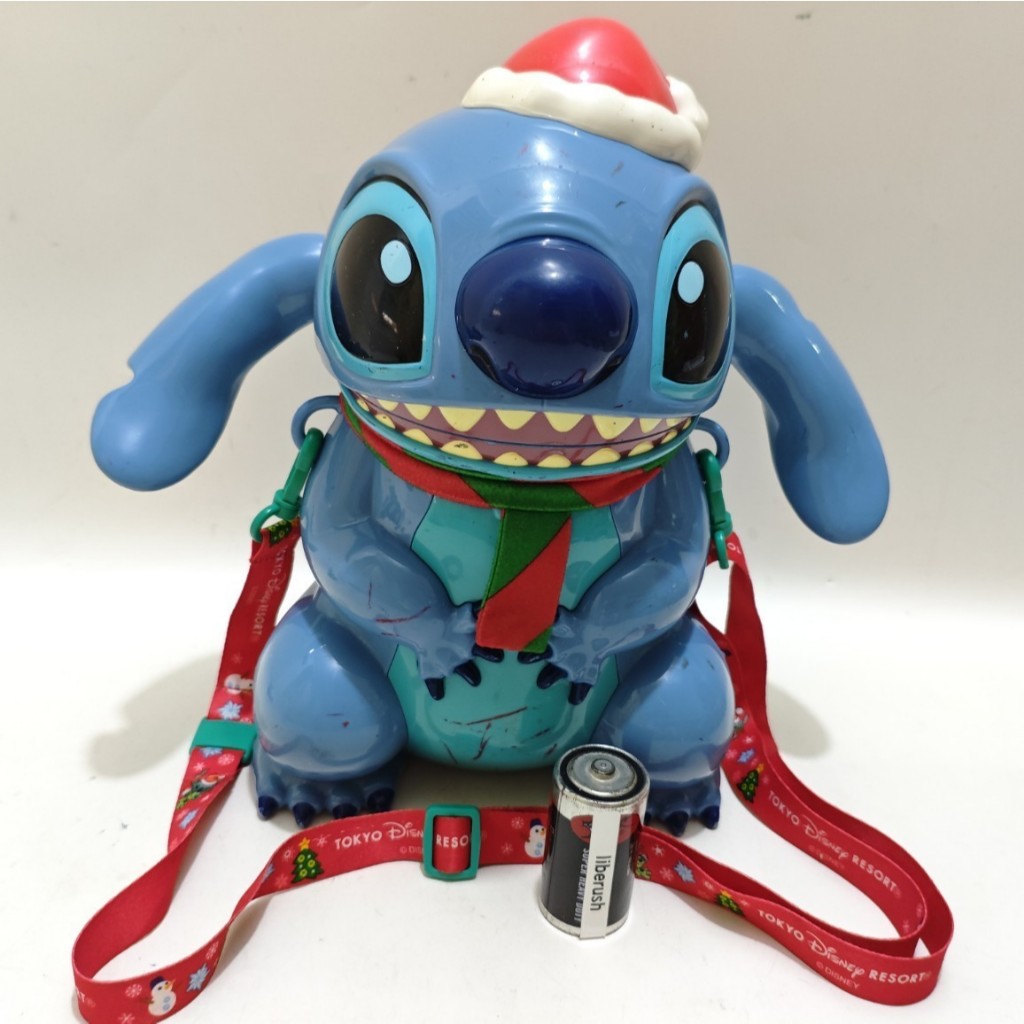 

tokyo disney resort disney lilo & stich christmas edition popcorn bucket merchandise