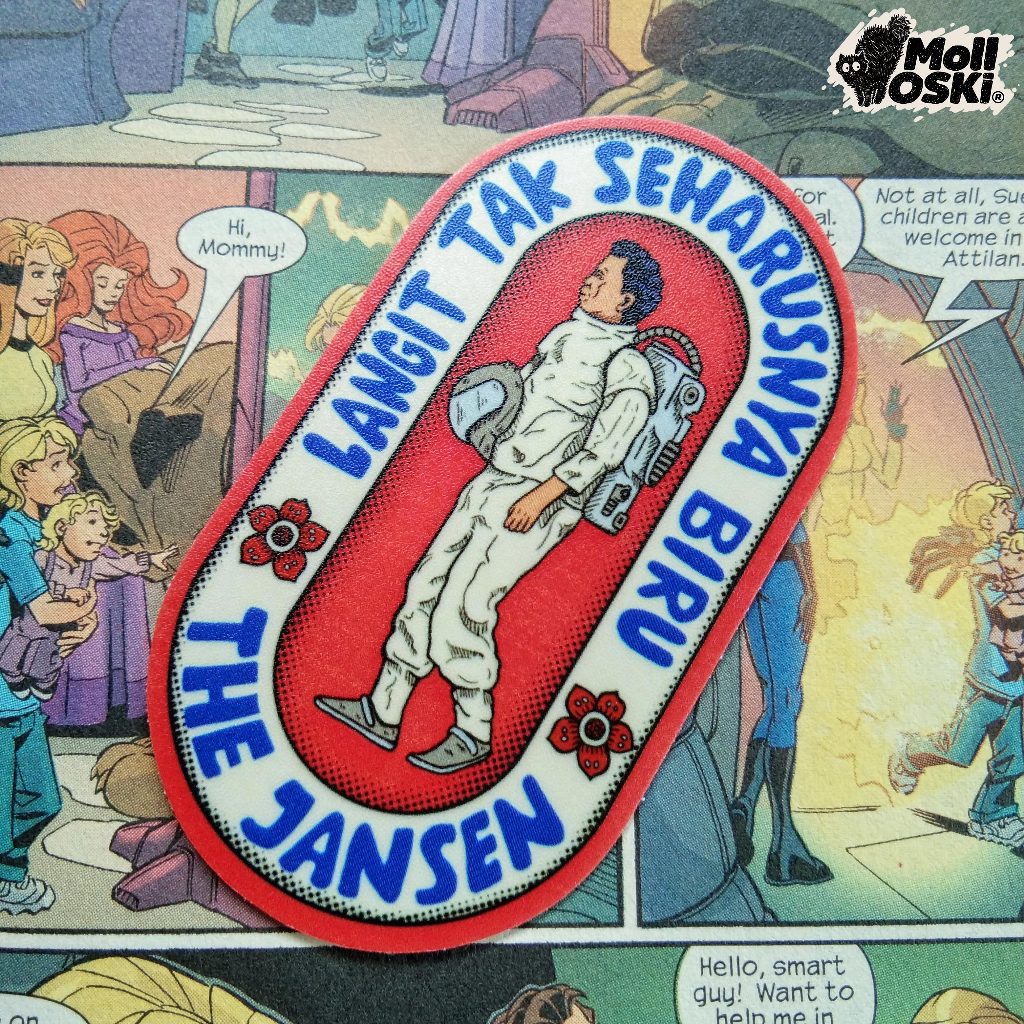 

molloski - Sticker The Jansen / Langit tak seharusnya biru - Edisi sticker band / Sticker Musik / Sticker Lagu / Sticker Skena