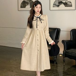 KOREA STYLE HIJAB FRIENDLY DRESS KASUAL FULL KANCING PREMIUM