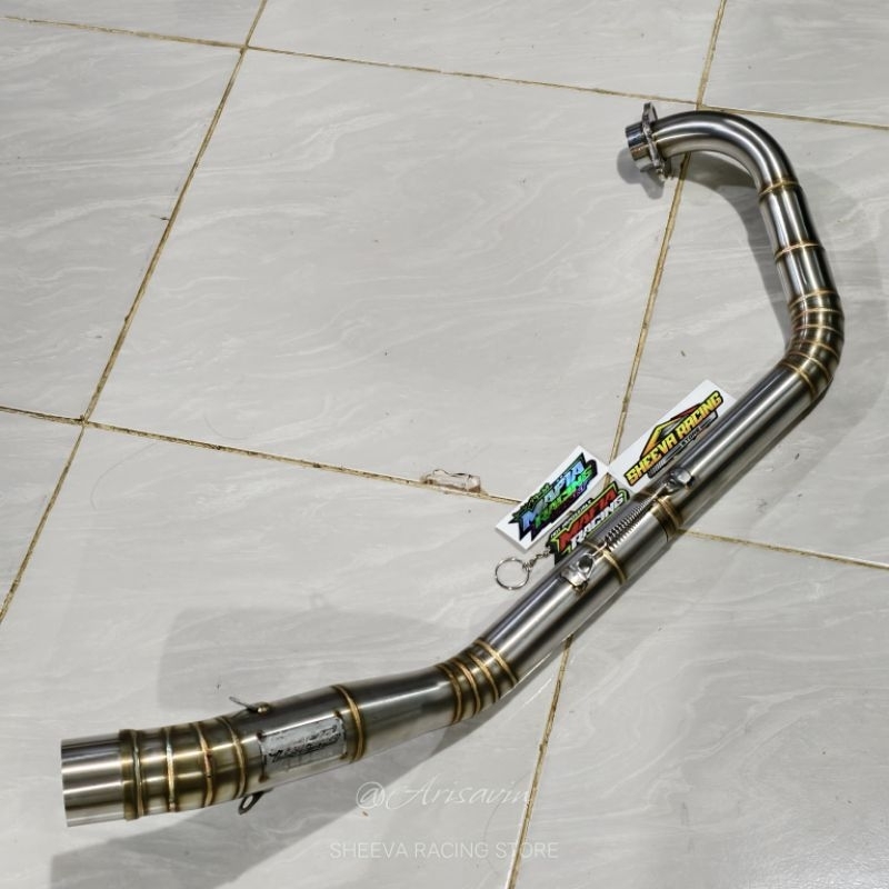 HEADER KNALPOT RACING SATRIA FU 150 KARBU BY MAFIA SEMI CENG LEHER FU 150 SEMI CENG BY MAFIA