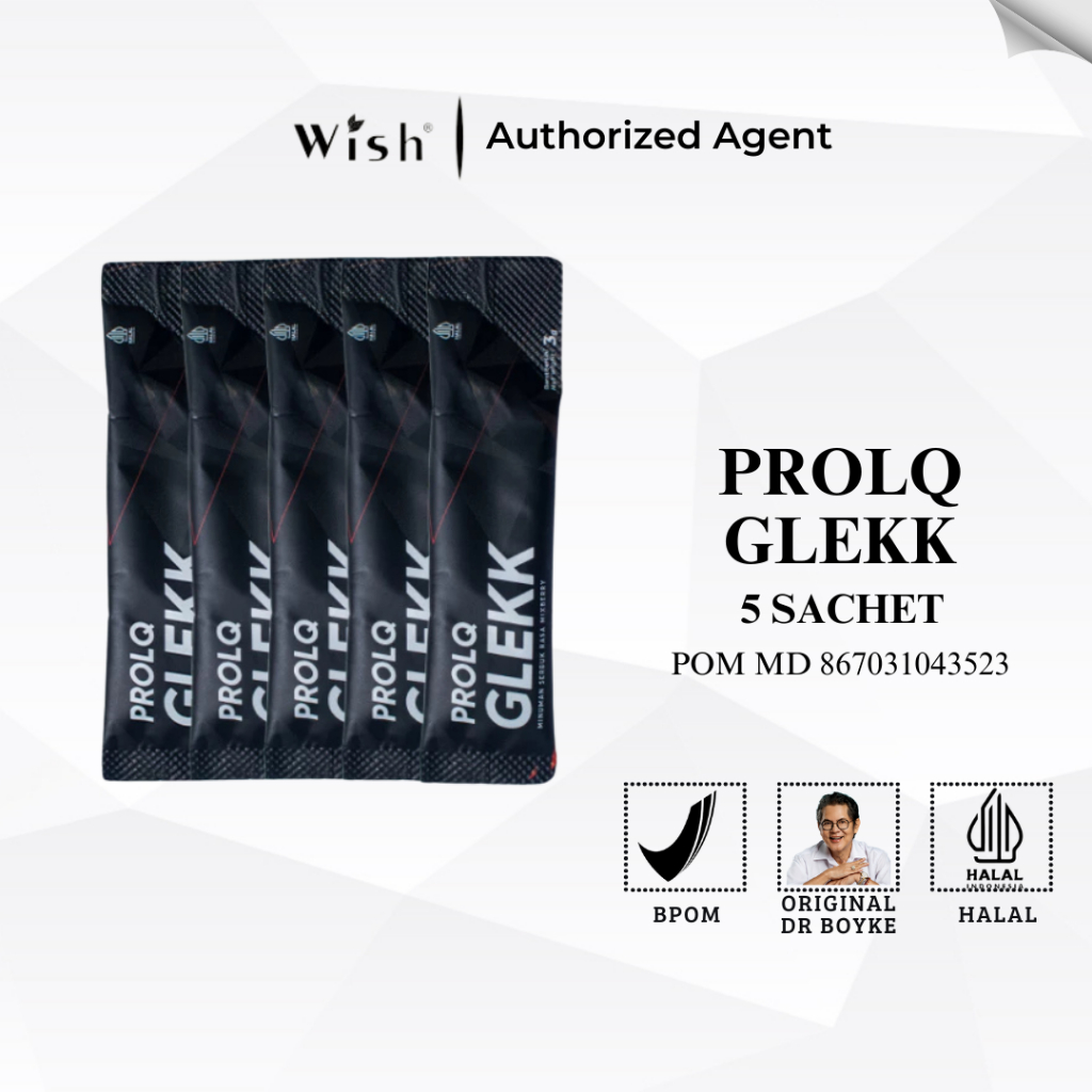 PROLQ Glekk by dr Boyke – Kemasan 5 Saset
