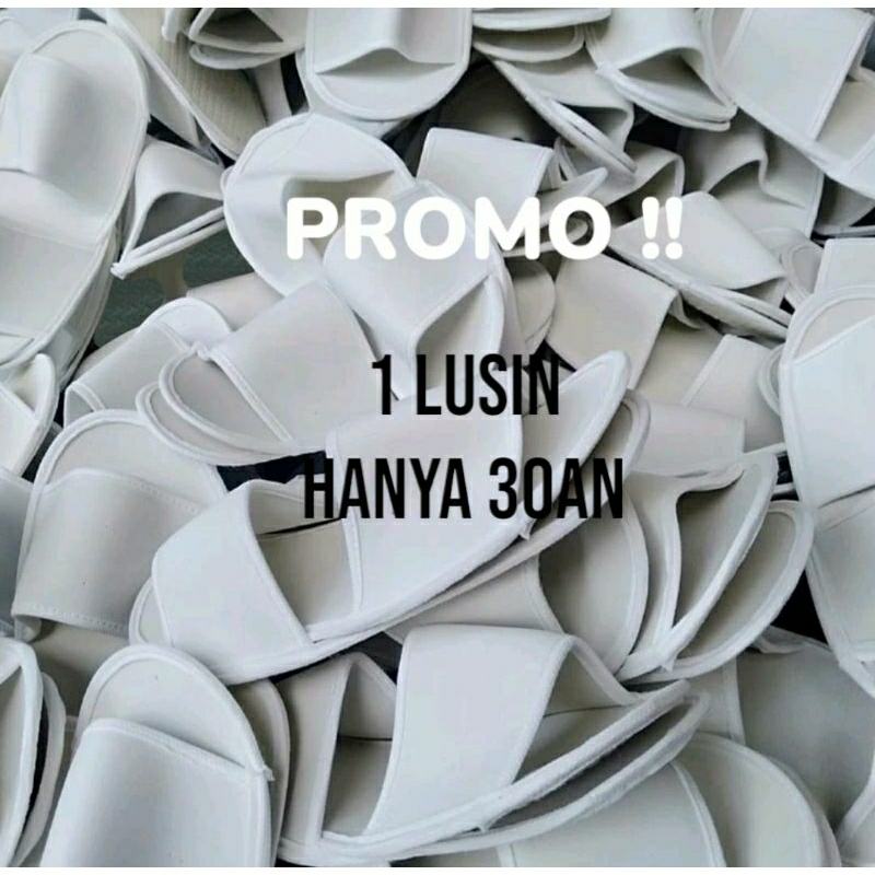 Promo Paket 1Lusin Sandal Hotel 3mm