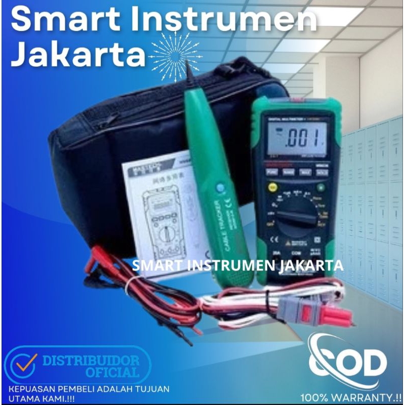 Multimeter MASTECH MS8236 with Cable LAN Tracker Wire Digital Network