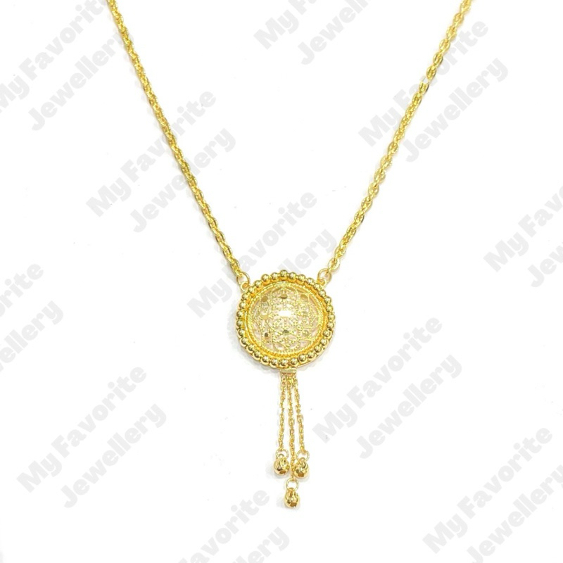 Kalung Rumbai Kerawang Merica EMAS ASLI Kadar 700 16K