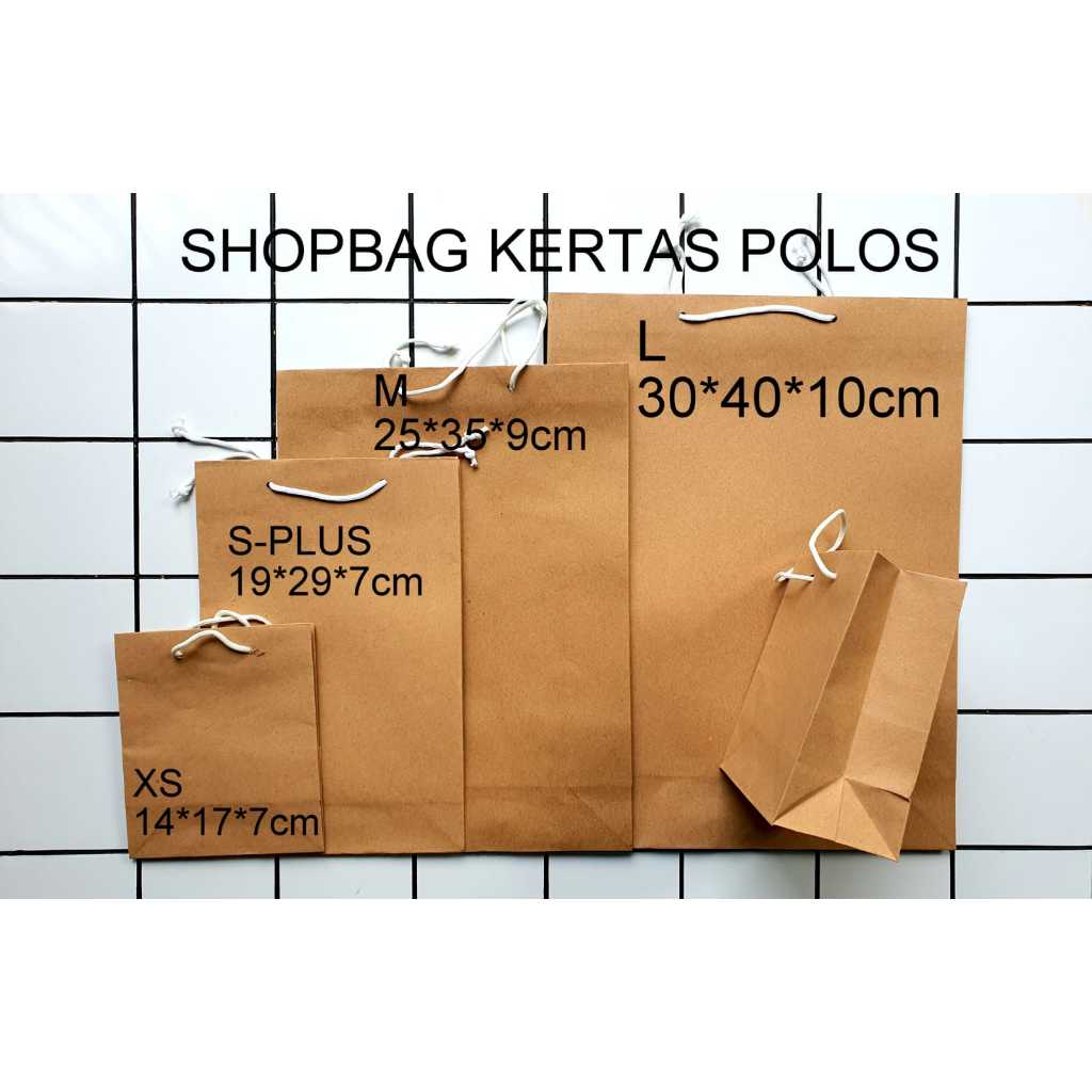 

(1 Pcs) Paperbag Coklat Murah 4 Ukuran / Shopbag Tas Kertas Coklat Murah 4 Ukuran