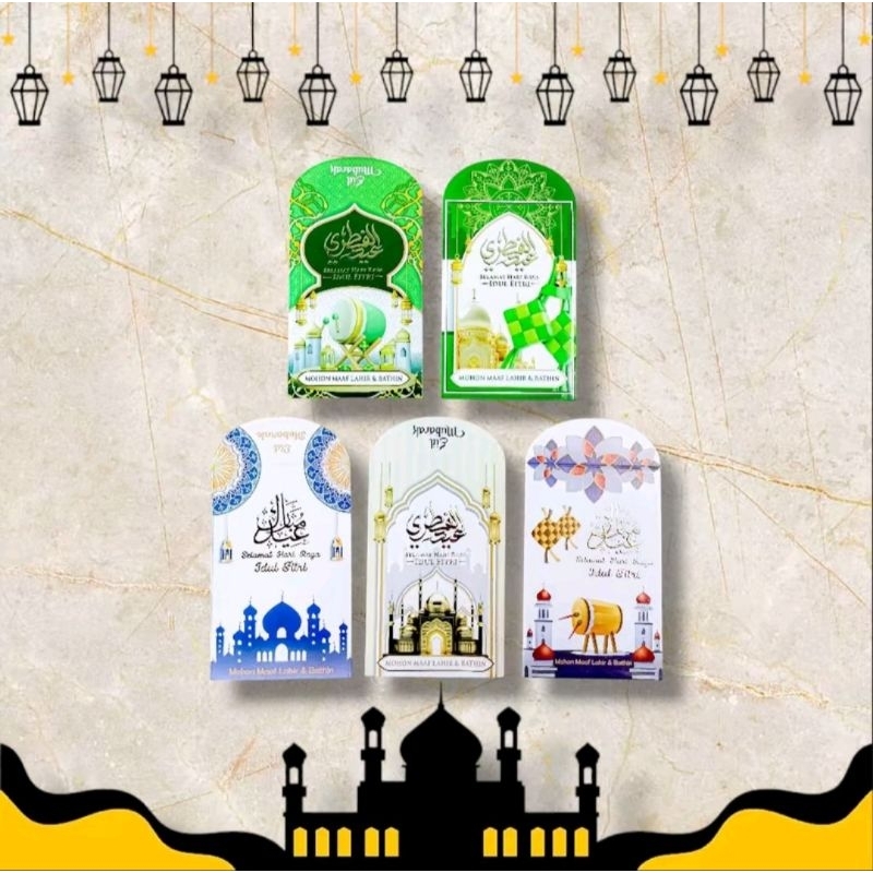 

Amplop Lebaran Poli Premium Ukuran Medium / Angpau Amplop Idul 25pcs