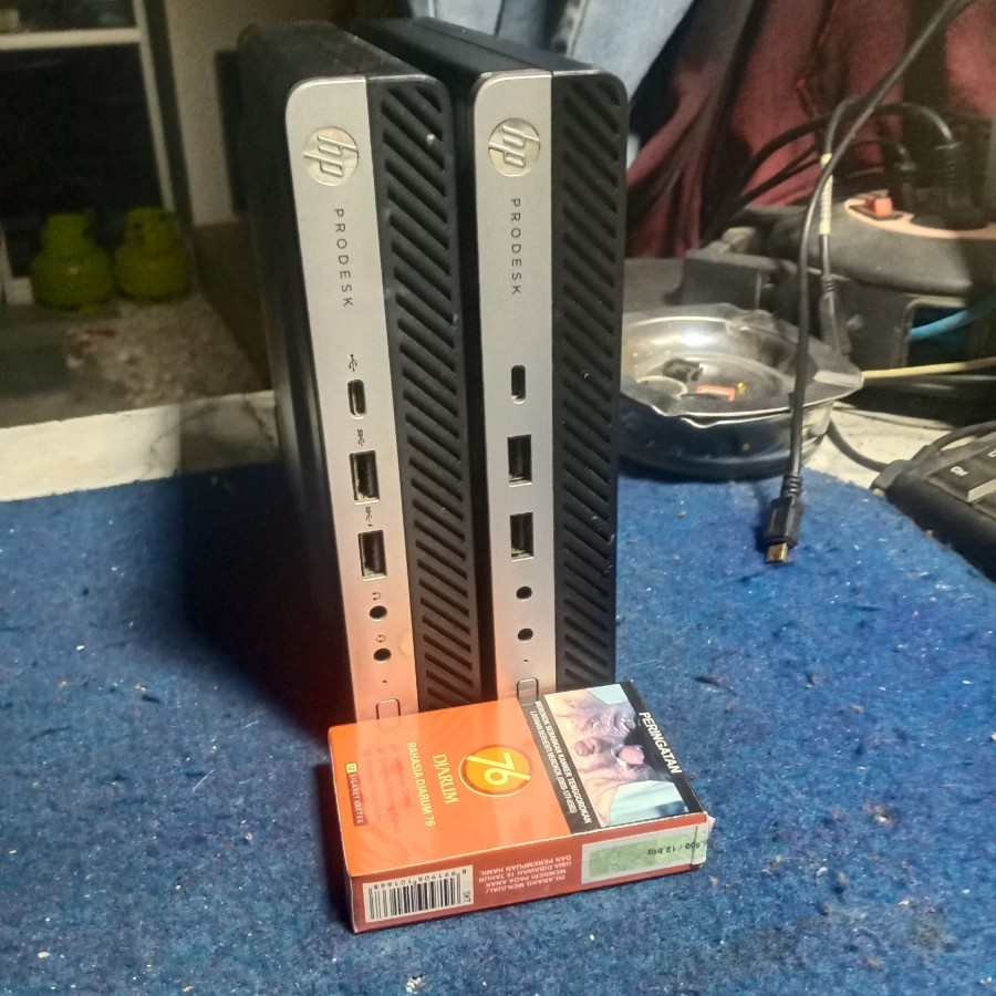 motherboard casing CPU PC HP PRODESK 600 G3 MINI gen 6/7 DDR4 kosongan rusak mati total mesin blm se