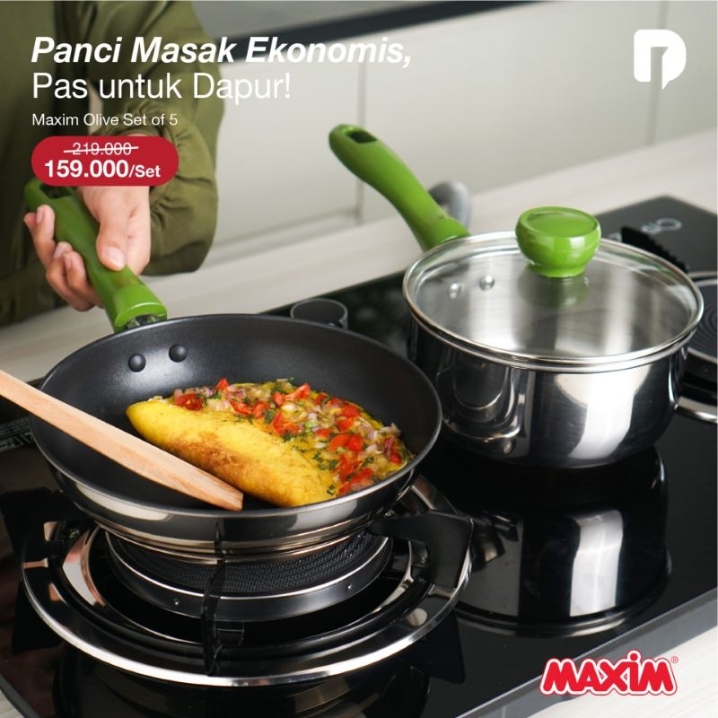 Panci Stainless Maxim Olive