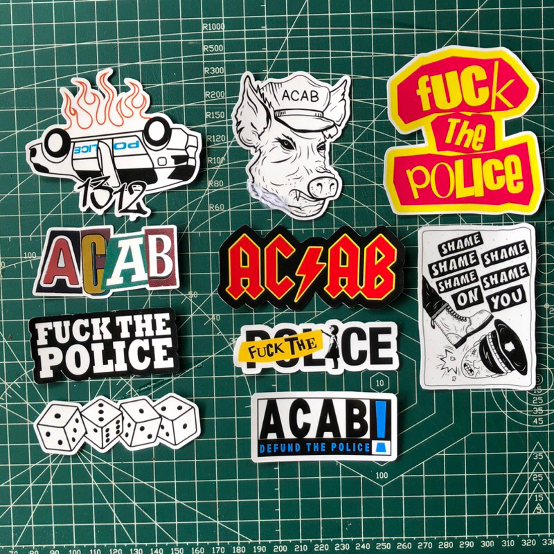 

Stickerpack Fvck The Police , ACAB , 1312