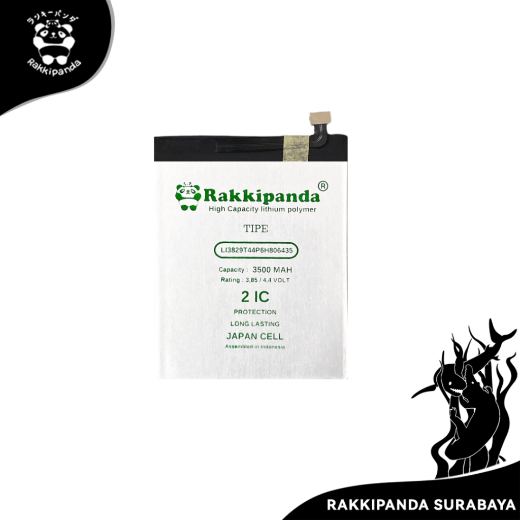 Baterai Rakkipanda LI3829T44P6H806435 ZTE Nubia M2 Play / M2 Lite / Z11