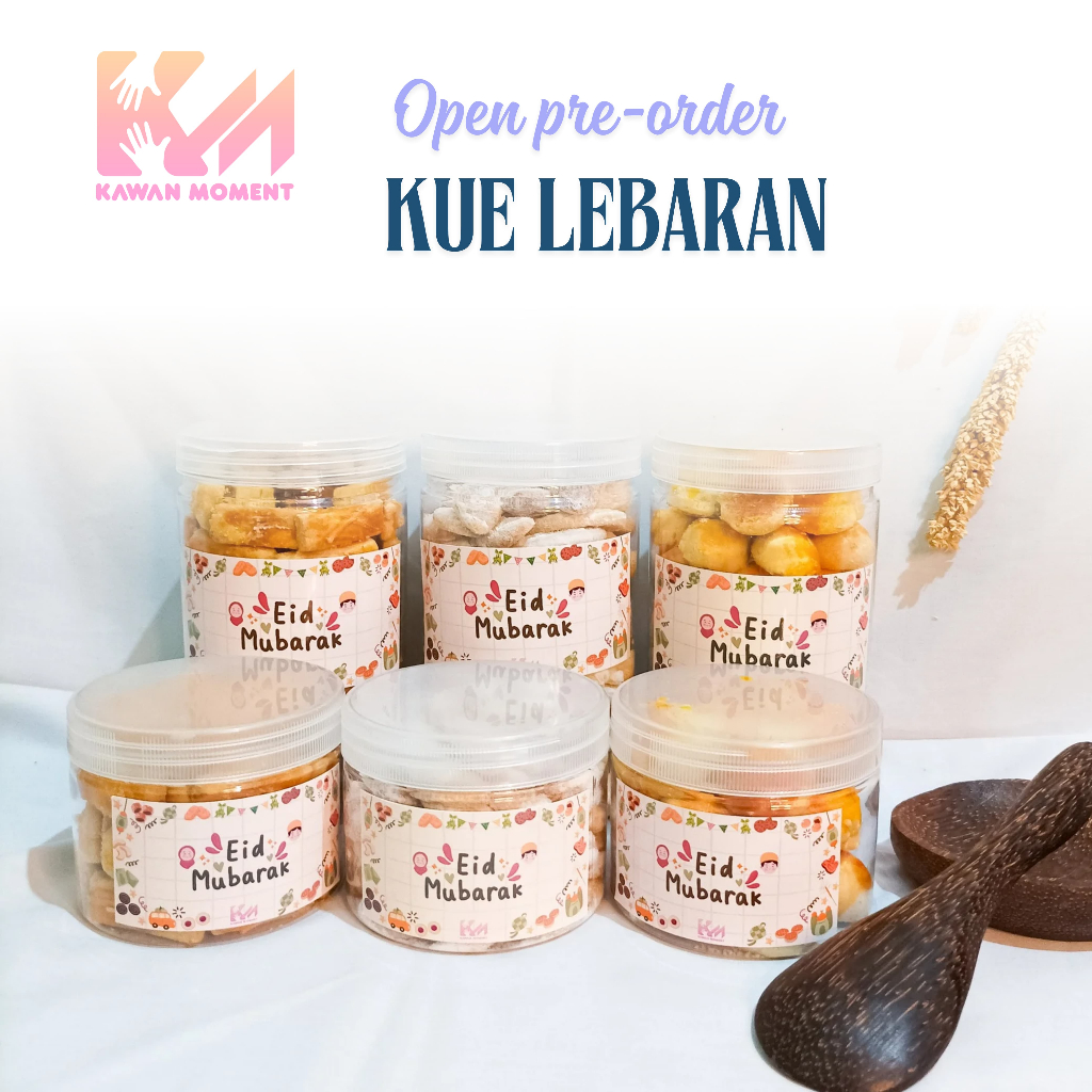 

kue kering lebaran nastar kastangel putri salju soes coklat hampers lebaran toples 400ml