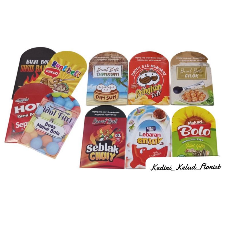 

5 pak Amplop Lebaran karakter Amplop Lebaran Snack Amplop Lebaran Murah