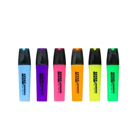 

Highlighter KENKO HL-100 / Fluorescent Pen / Highlighter Pen/Pen Penanda Warna/ KENKO Stabillo HL-100