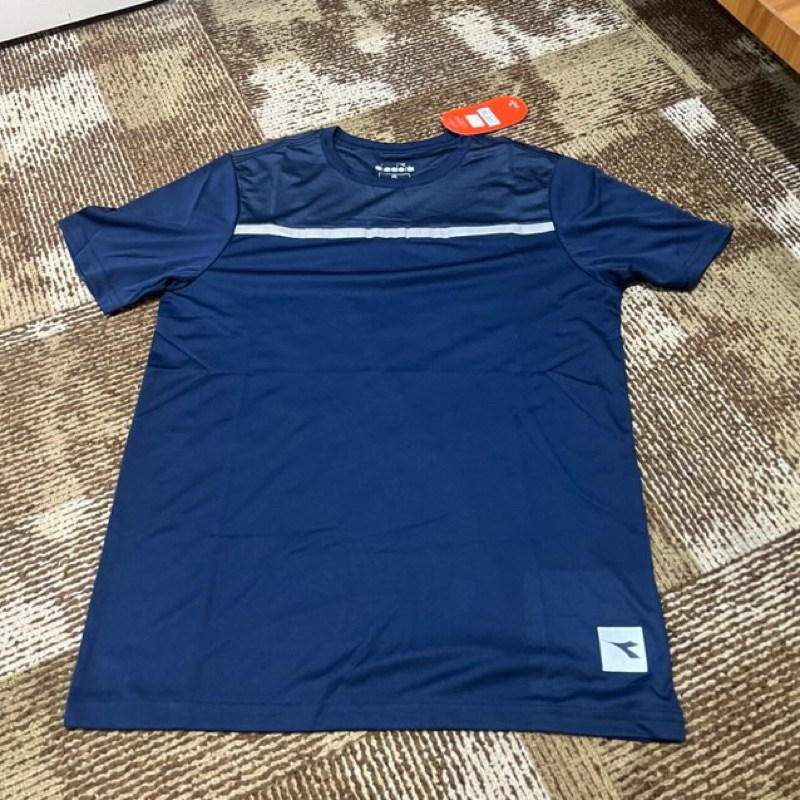 Baju Kaos Running Diadora Navy GJ347404