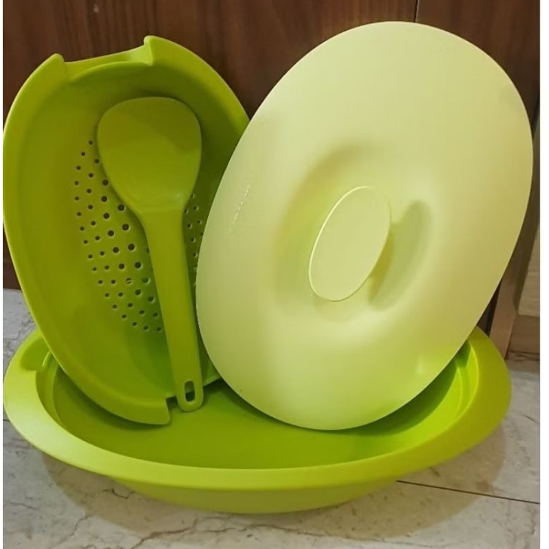 Blossom Oval Server/blossom tupperware/Tupperware hijau/tupperware Pontianak/tupperware Malaysia/bak