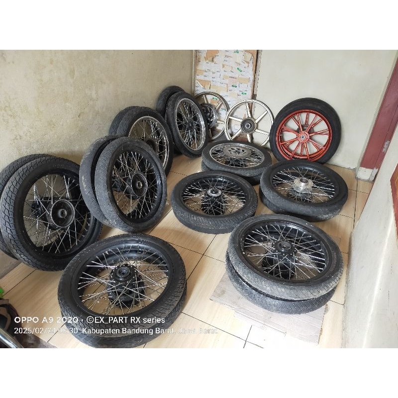 velk set ban depan belakang RX king