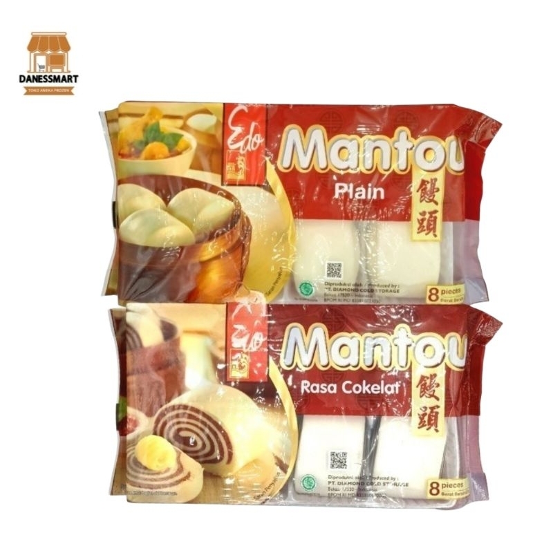 

Edo Mantau isi 8pcs (Coklat / Plain)