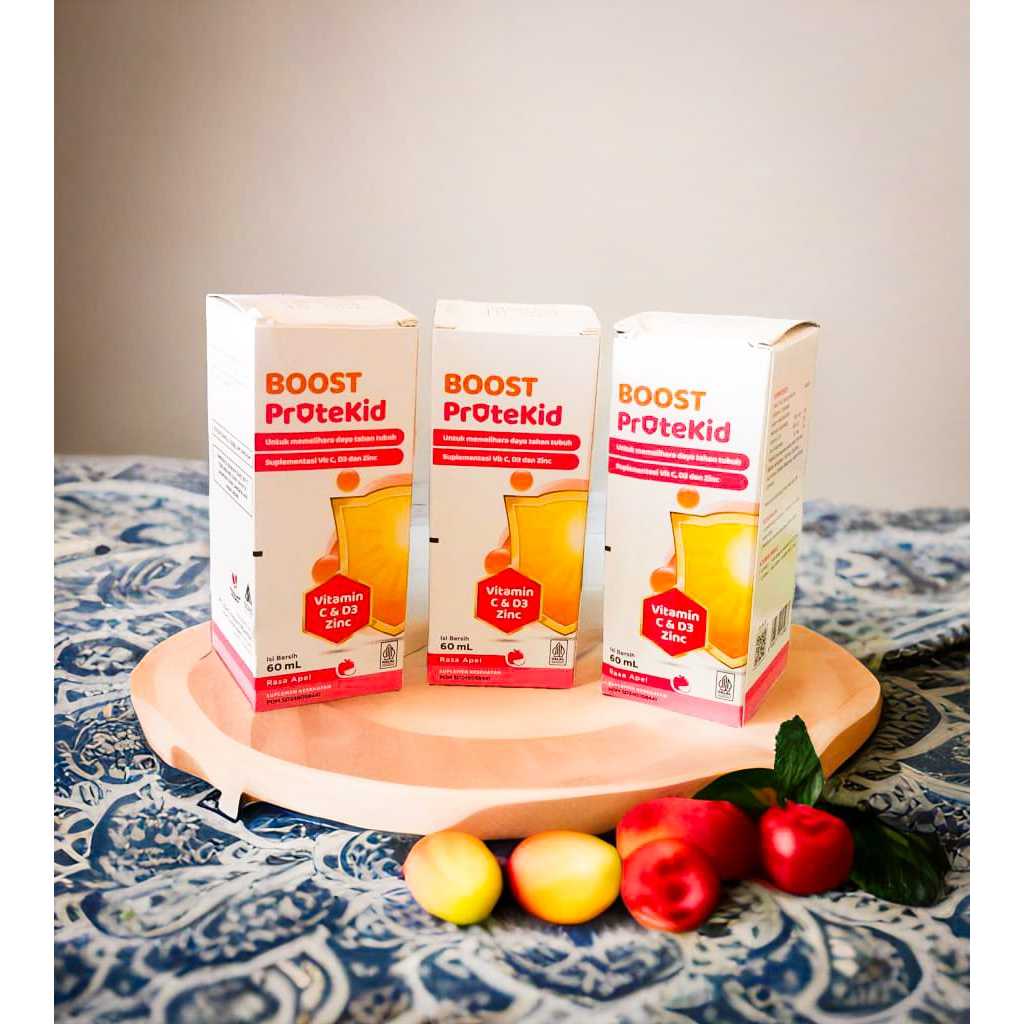 BOOST PROTEKIDS SYR // VITAMIN C, D3 DAN ZINC