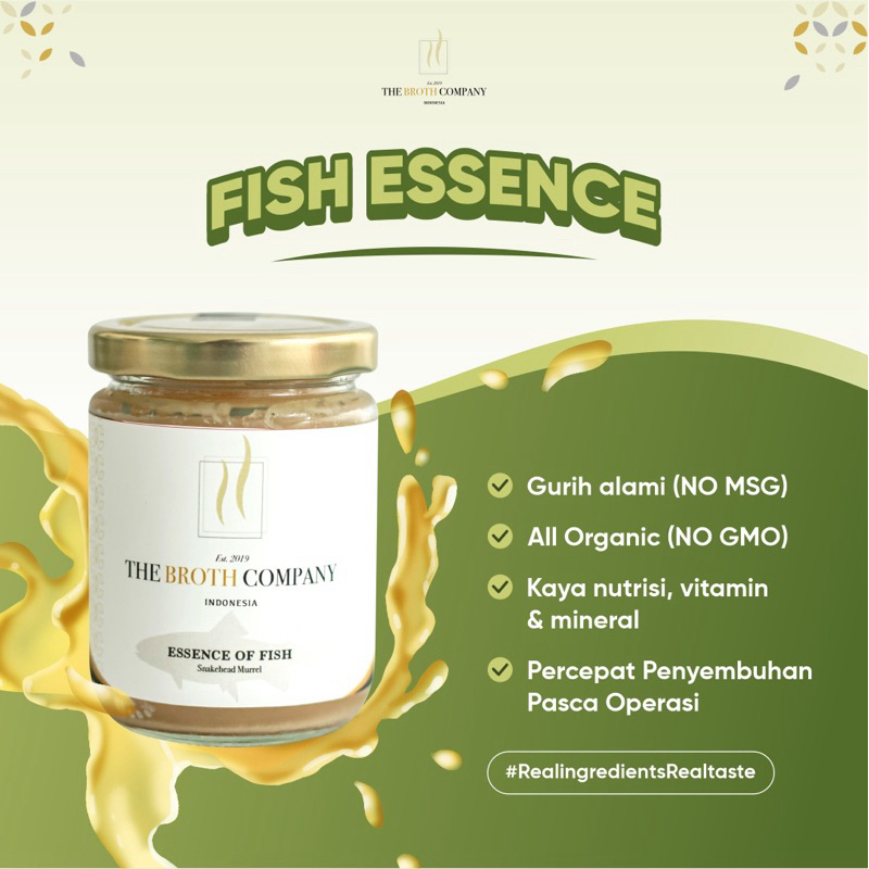 

The Broth Company - Fish Essence - BB Booster - Essence - MPASI