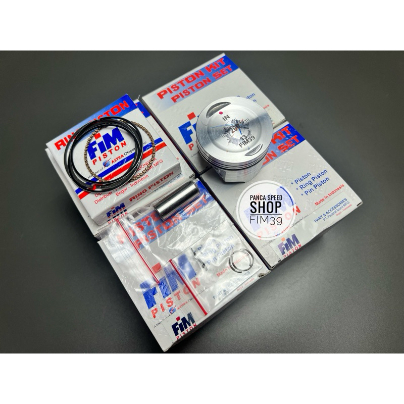 PISTON SEHER FIM39 BEAT FI OLD BEAT KARBU UK OS STANDAR 25 50 100 150 200 FIM 39 UK 50 50.25 50.5 51