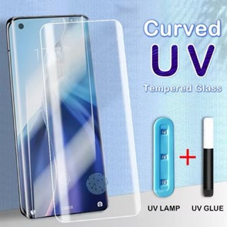 TEMPERED GLASS  UV LAYAR LENGKUNG BENING INFINIX NOTE 14 PRO INFINIX ZERO 30 INFINIX HOT 50 PRO PLUS