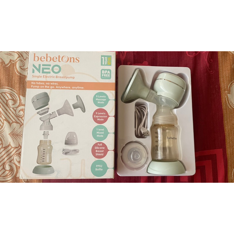BEBETONS NEO V1 pompa asi preloved Single electric breast pump/Pompa asi second bebetons