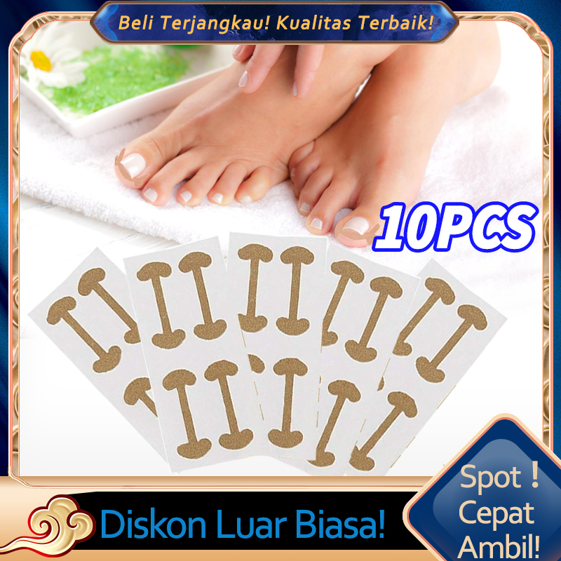 10pc Bantalan Silikon Koreksi Perawatan Kuku Ingrown Nail Isolation Pad Cantengan Treatmen Kuku