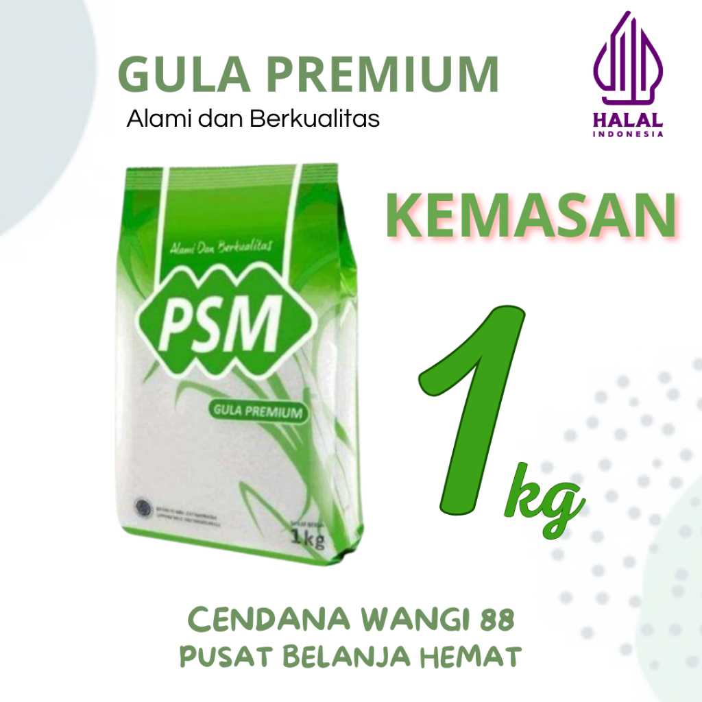 

Gula PSM Kristal Putih 1kg