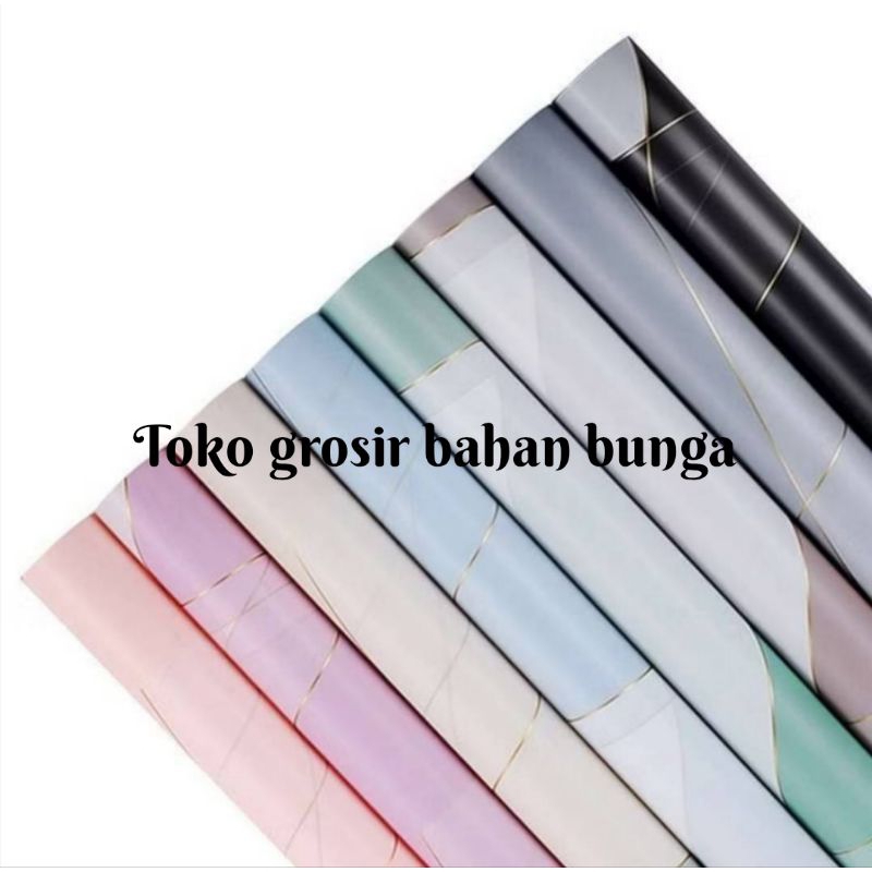 

Kertas Buket Dengan Motif Garis Abstrak - Flower Wrapping Abstract Line - Kertas Buket Abstrak