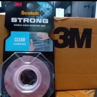 

Double Tape 3M Original USA Super Kuat Super Lengket Lem 3M Bening