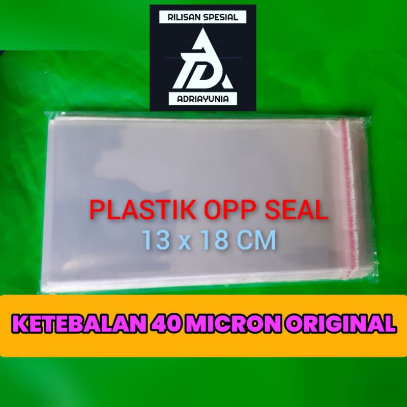 Plastik Opp 13x18 Roti/Souvenir - Plastik Opp 13 x 18 Tebal Original 40 micron