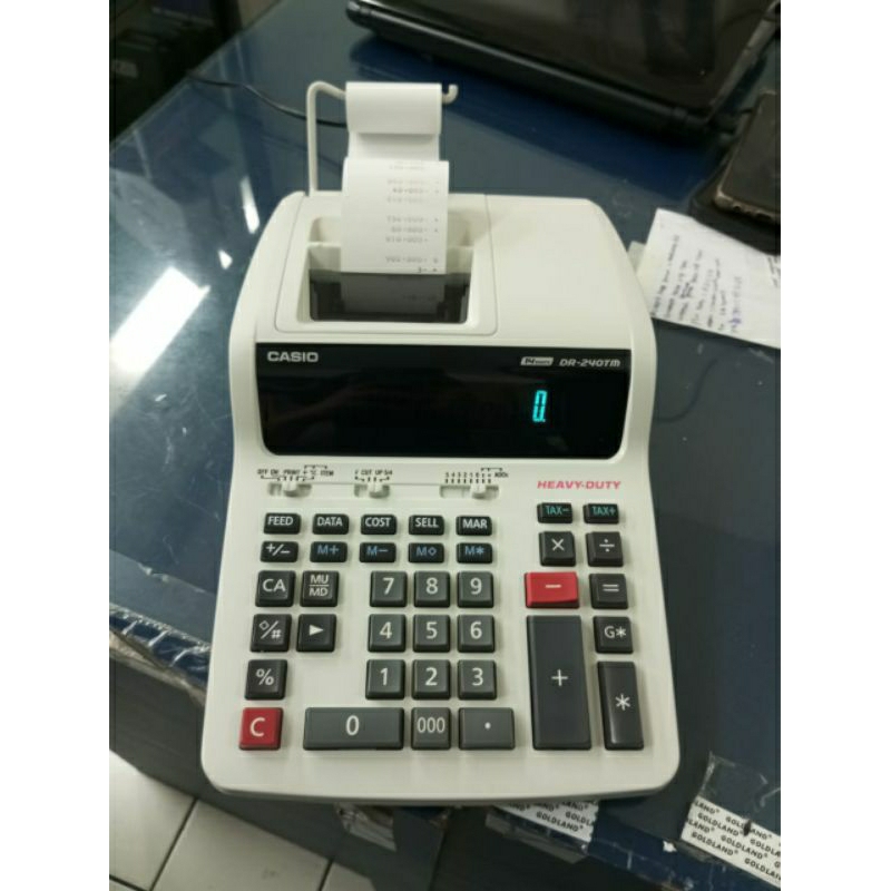 

KALKULATOR CASIO DR 240TM NEW / Kalkulator Kasir Baru / Murah / Berkualitas / Bergaransi