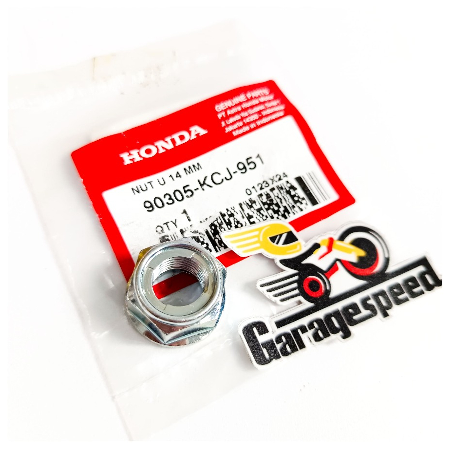 MUR NUT U 14MM MUR AS SWING ARM MUR AS RODA BELAKANG CRF 150L ORIGINAL AHM