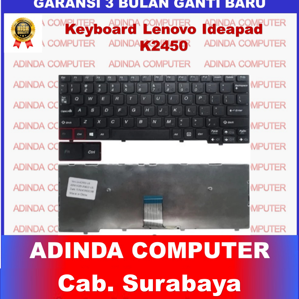 Keyboard Lenovo Ideapad K2450 K2450A K2450H K2450-4500U K20-30 K20-35 K20-40