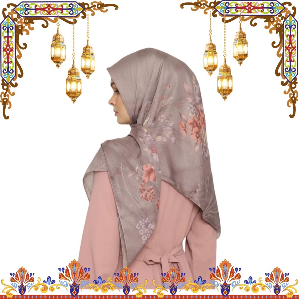 AZRA Series Miss Color Voile Scarf Ultrafine Polyspun - Hijab Size 120*120 cm_Hijab Turki Bahan Lemb