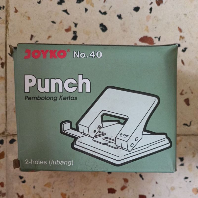 

Pembolong Kertas / Perforator 2 Lubang Hole Punch SUNWELL PU-40 S / Joyko no 40