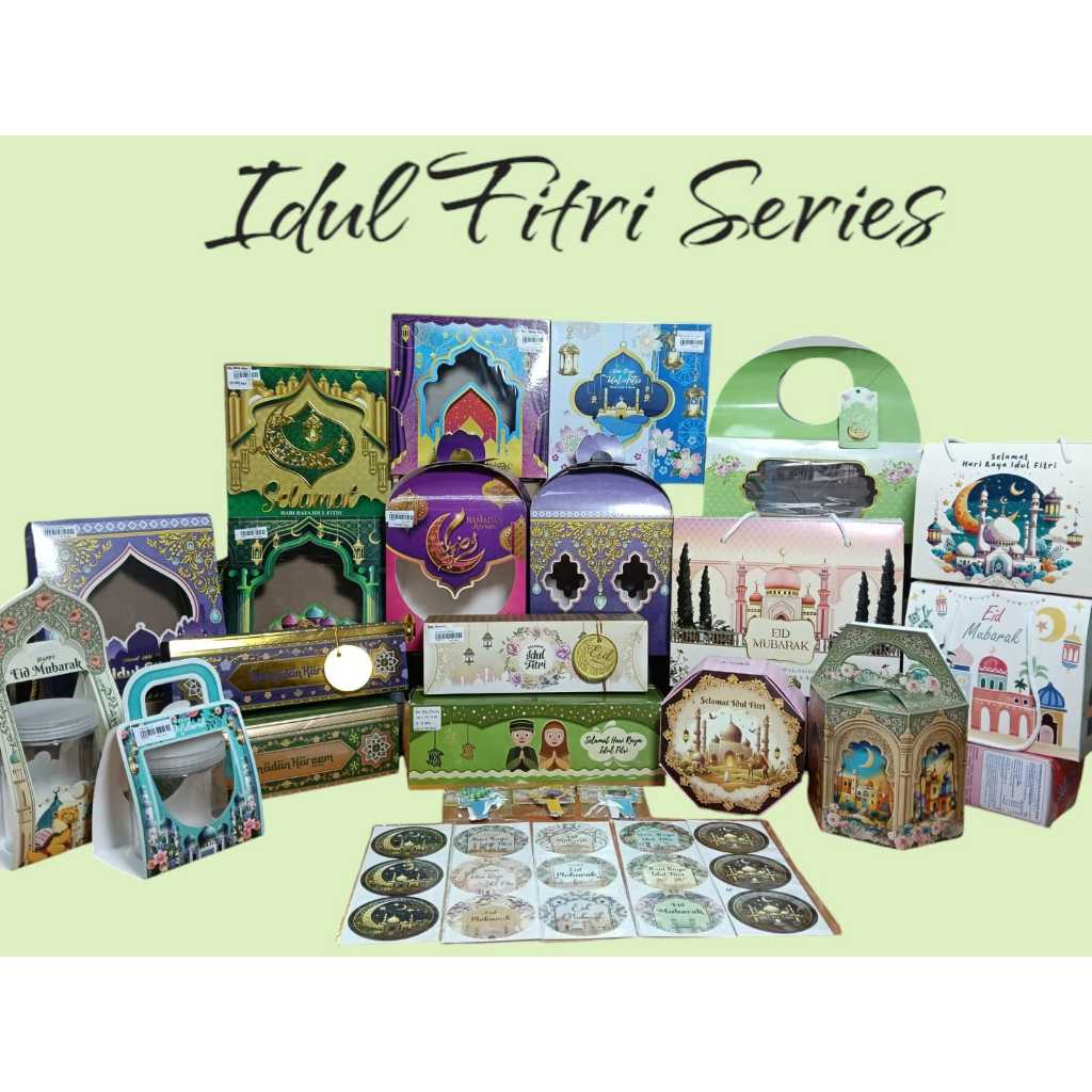 

Box Dus Idul Fitri Cake Cookies Puding Toples Ramadhan Pernik Eid