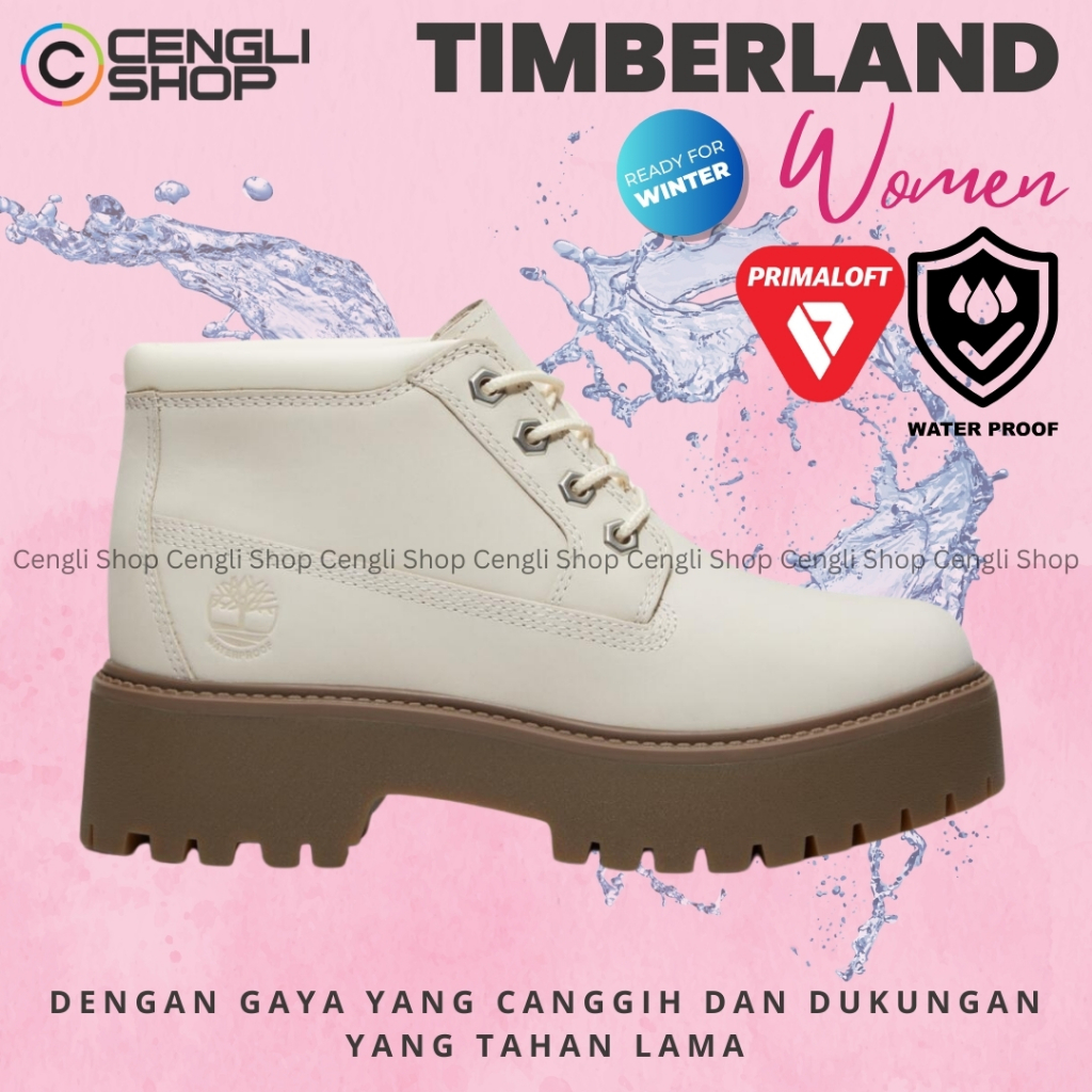 SEPATU TIMBERLAND BOOT WANITA ORIGINAL BOOTS KULIT ASLI ORI WATERPROOF PRIMALOFT WINTER TERBARU TW22