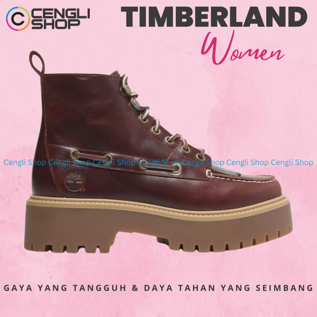 SEPATU TIMBERLAND BOOT WANITA ORIGINAL BOOTS KULIT ASLI ORI TERBARU TW37