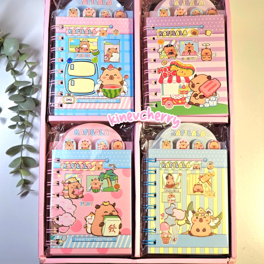 

Notebook Lucu CAPYBARA A7 / Notebook Ring Capybara