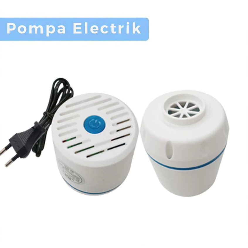 Pompa Vacum Baju ELEKTRIK  Minimalis Vacuum Bag Mesin Alat Pompa Vakum Baju Design Mini Portable