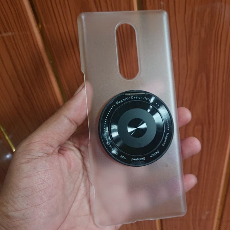 di hardcase putih awan Sony Xperia 1 1ii 1iii 1iv 1v 1vi Xperia 5 5ii 5iii 5iv 5v Ace ring magnetik 