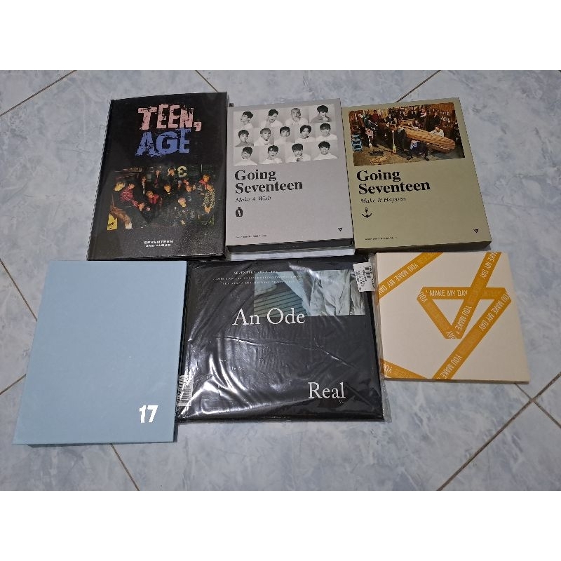 Seventeen album only (an ode, ymmd hoshi, teen age)