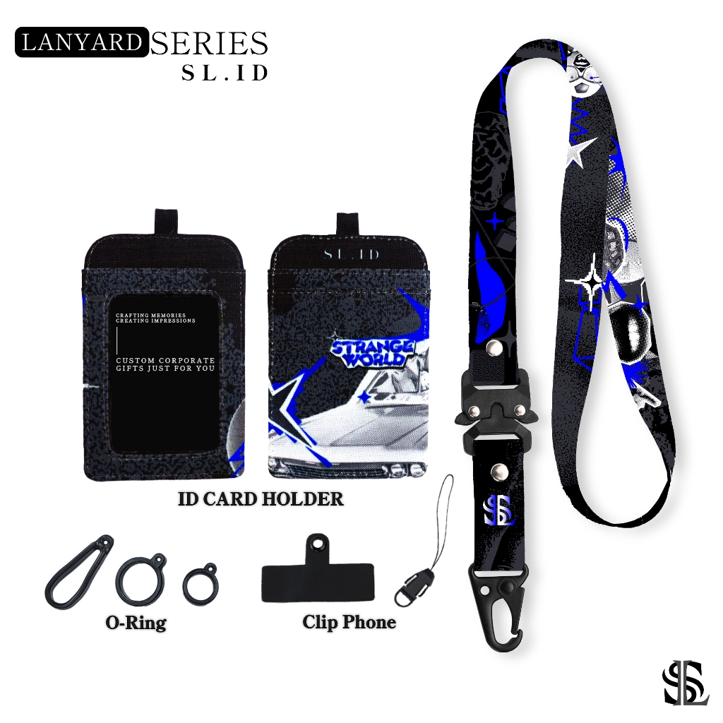 

SL.ID Lanyard Id card Holder Printing - Surrealism