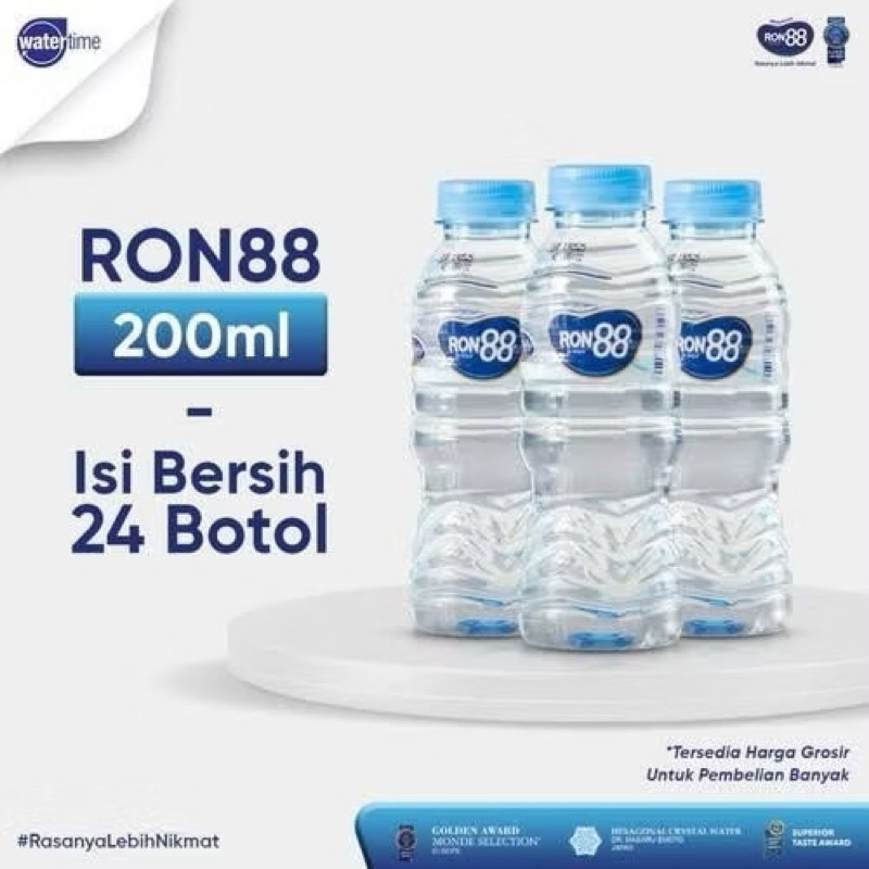 

[Dus] Ron88 Mini 200ml x 24 pcs / Ron 88 Botol kecil