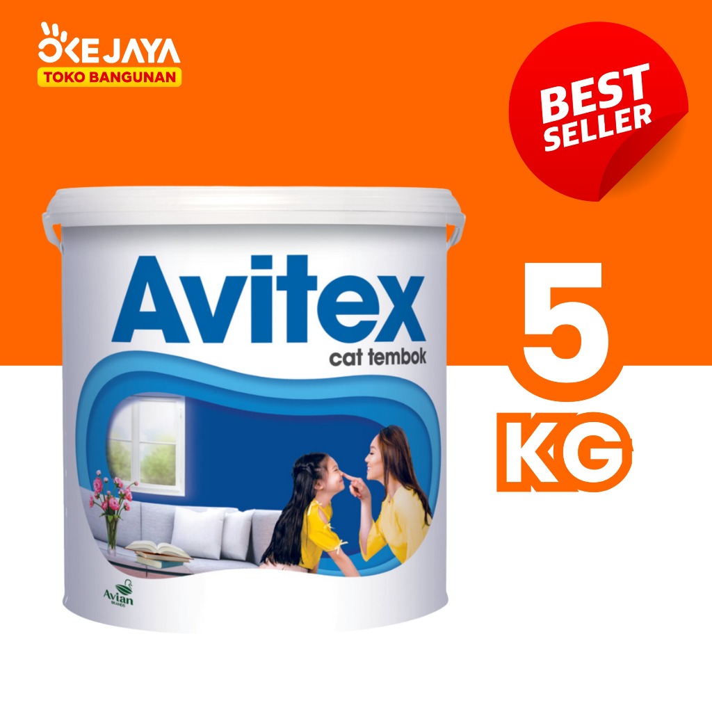 SPESIAL PRICE Cat Tembok Avitex Avian 5 Kg - Best Seller