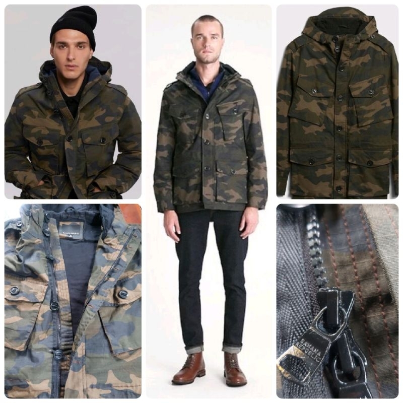 BnR*ep utility field jacket unisex/ Jaket camo pria jacket pria men's field camo jacket jacket hoodi