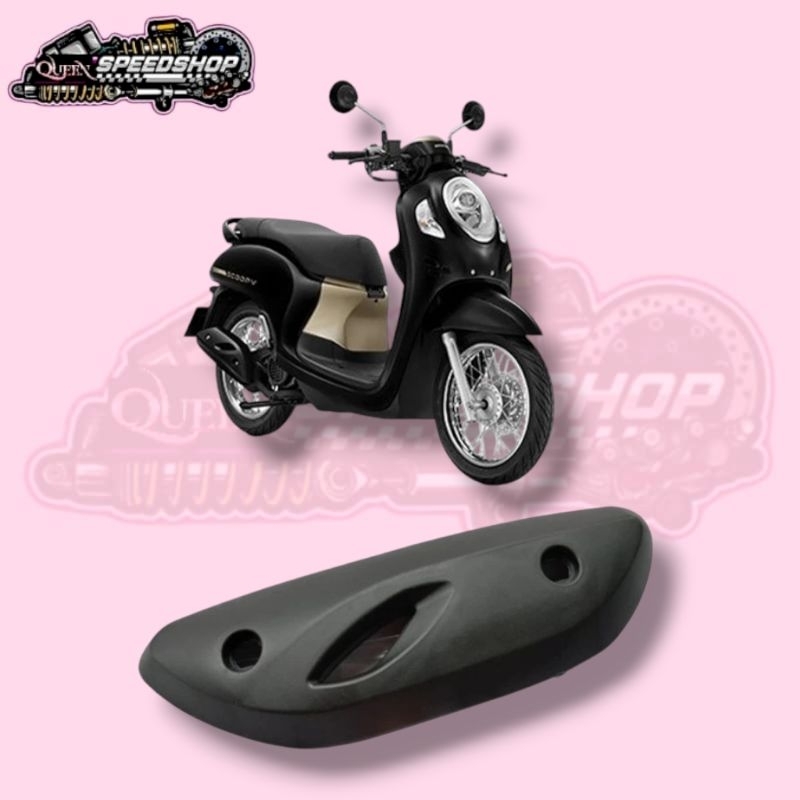 Cover Knalpot Scoopy 2023 Tameng Knalpot Scoopy 2023 Tutup Knalpot Scoopy 2023 Prestige 2020 - 2024
