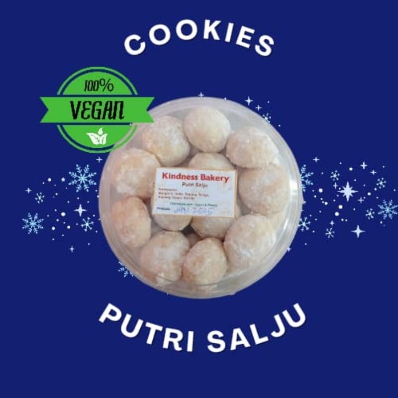

Kue Putri Salju Vegan