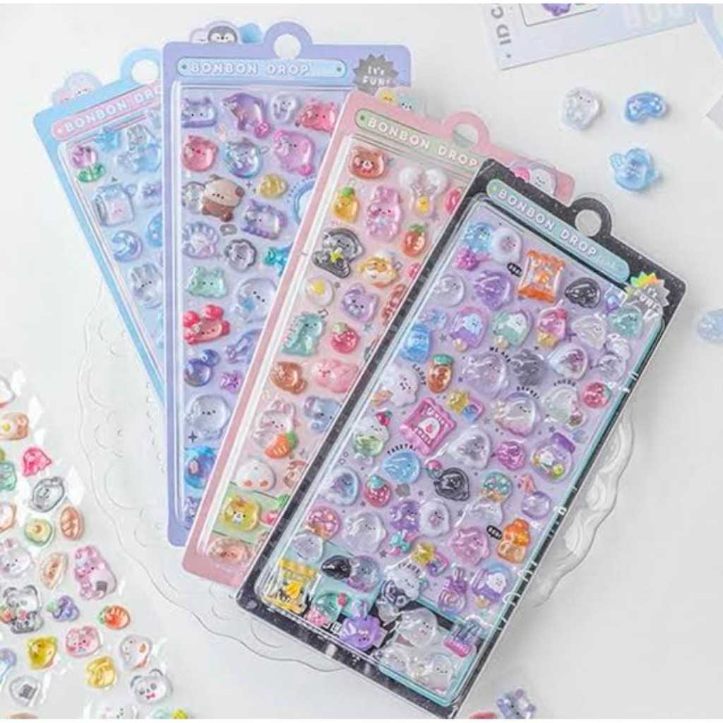 

BONBON DROP seal 3D stickers/kristal stiker